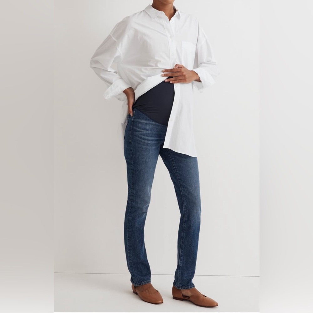 New With Tags Madewell the maternity over the belly perfect vintage jean Size 29